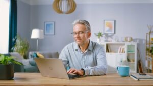 Blog 2 man working from home