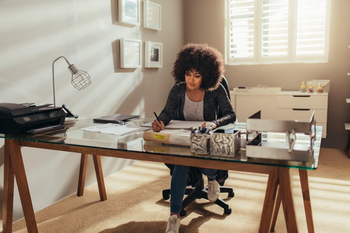 10 Tips for the Perfect Home Office Setup—Get up & Get Going! - Protected  Trust - Taking care of all your business IT needs